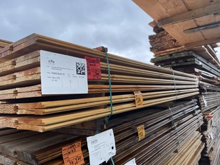 Ca. 68x Douglas Wisselsponning/Halfhoutsrabat, 18x190mm, lengte 300cm